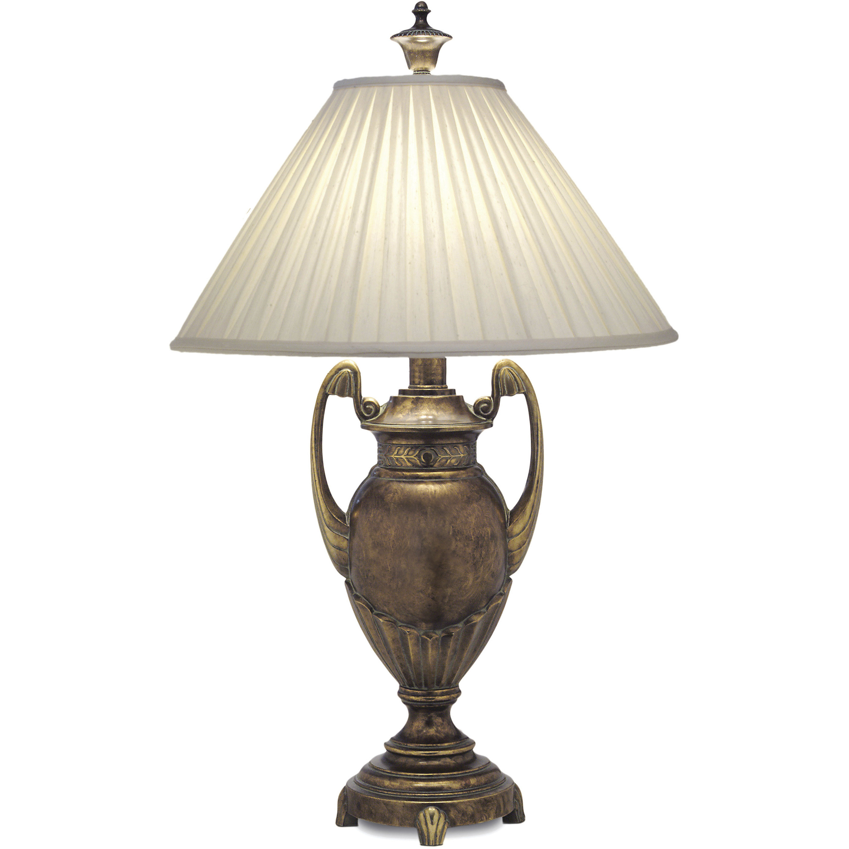Ellie 33 inch 150 watt Tortoise Shell Table Lamp Portable Light