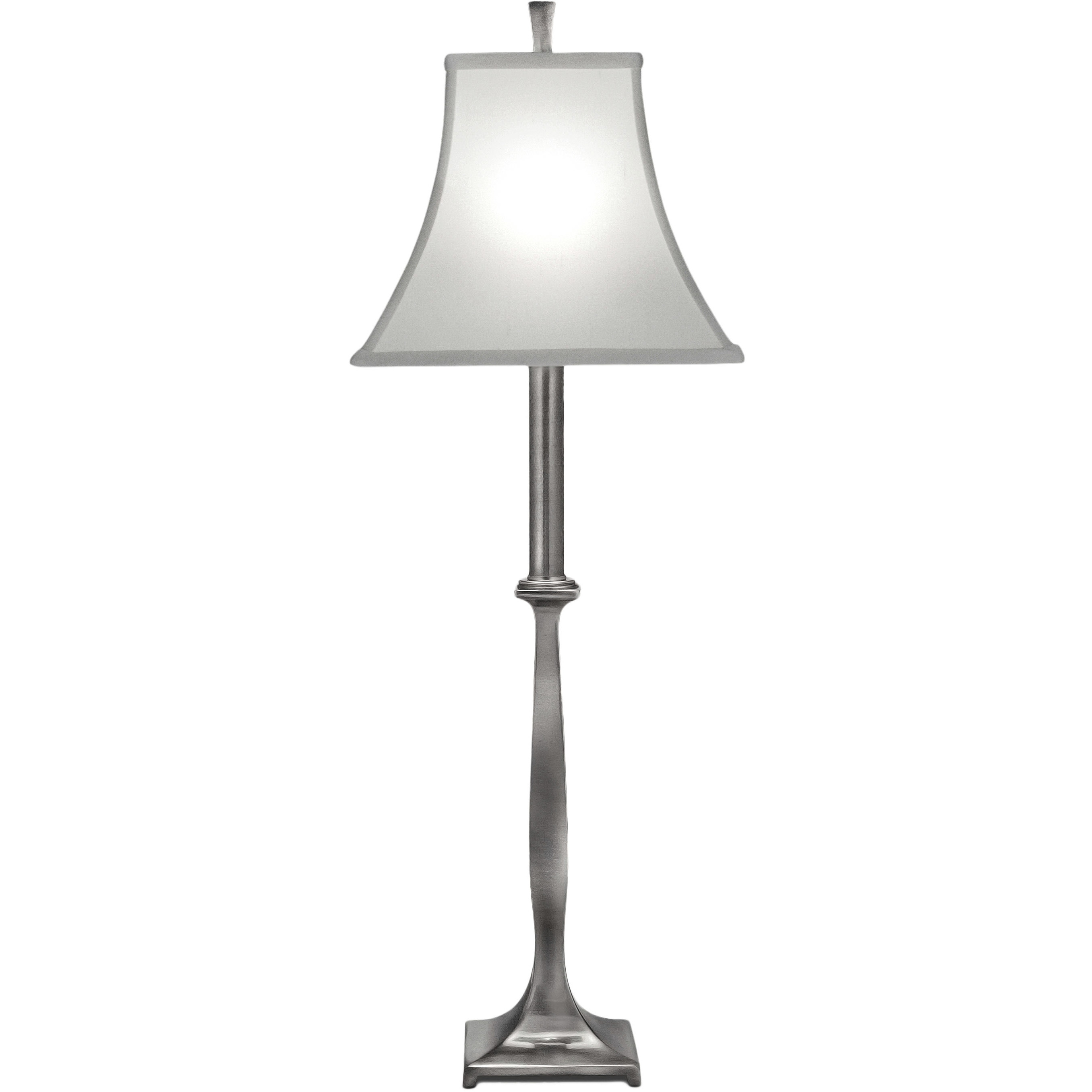 Ellie 29 inch 150 watt Antique Nickel Buffet Lamp Portable Light, Square