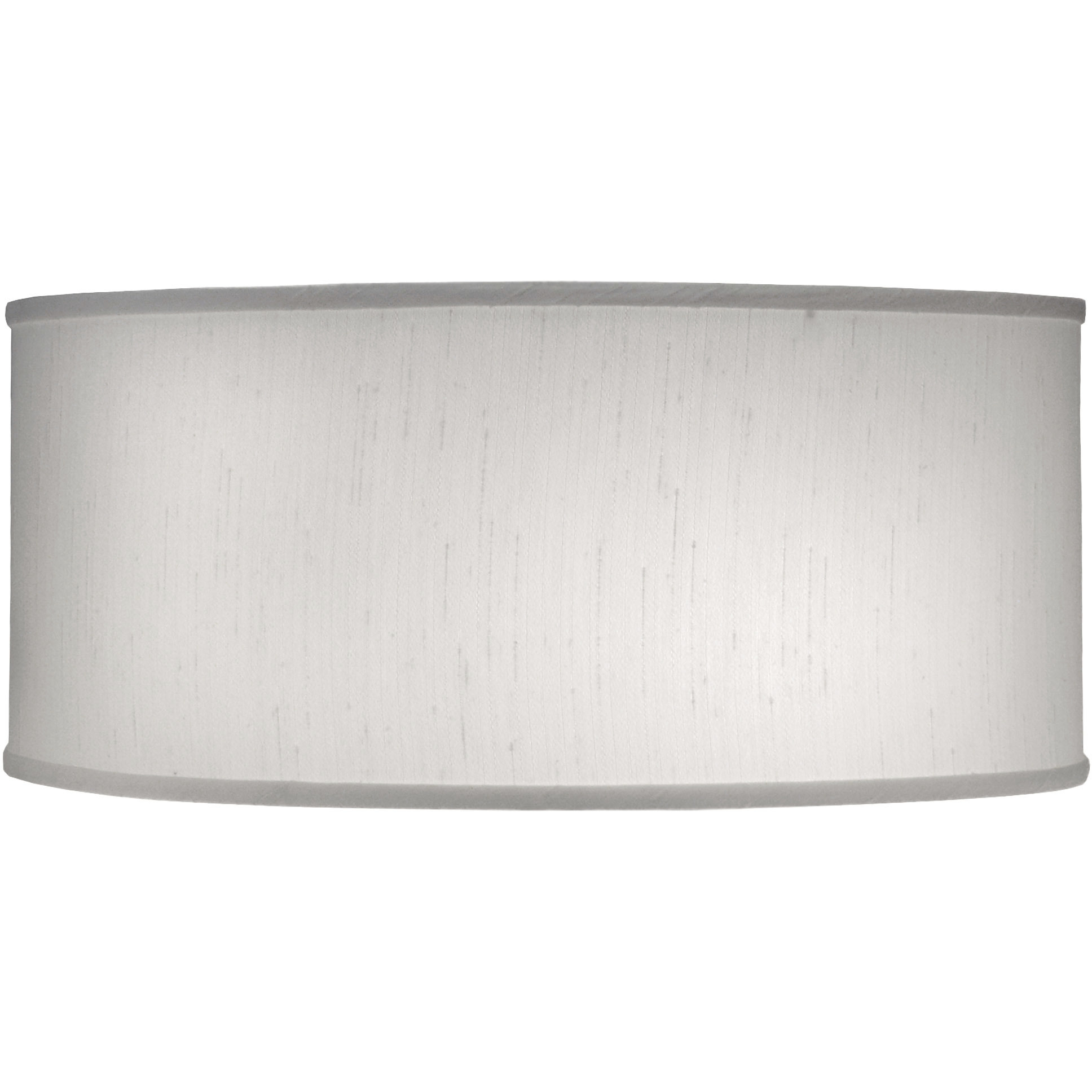 Ellie Global White 18 inch Lampshade, Drum