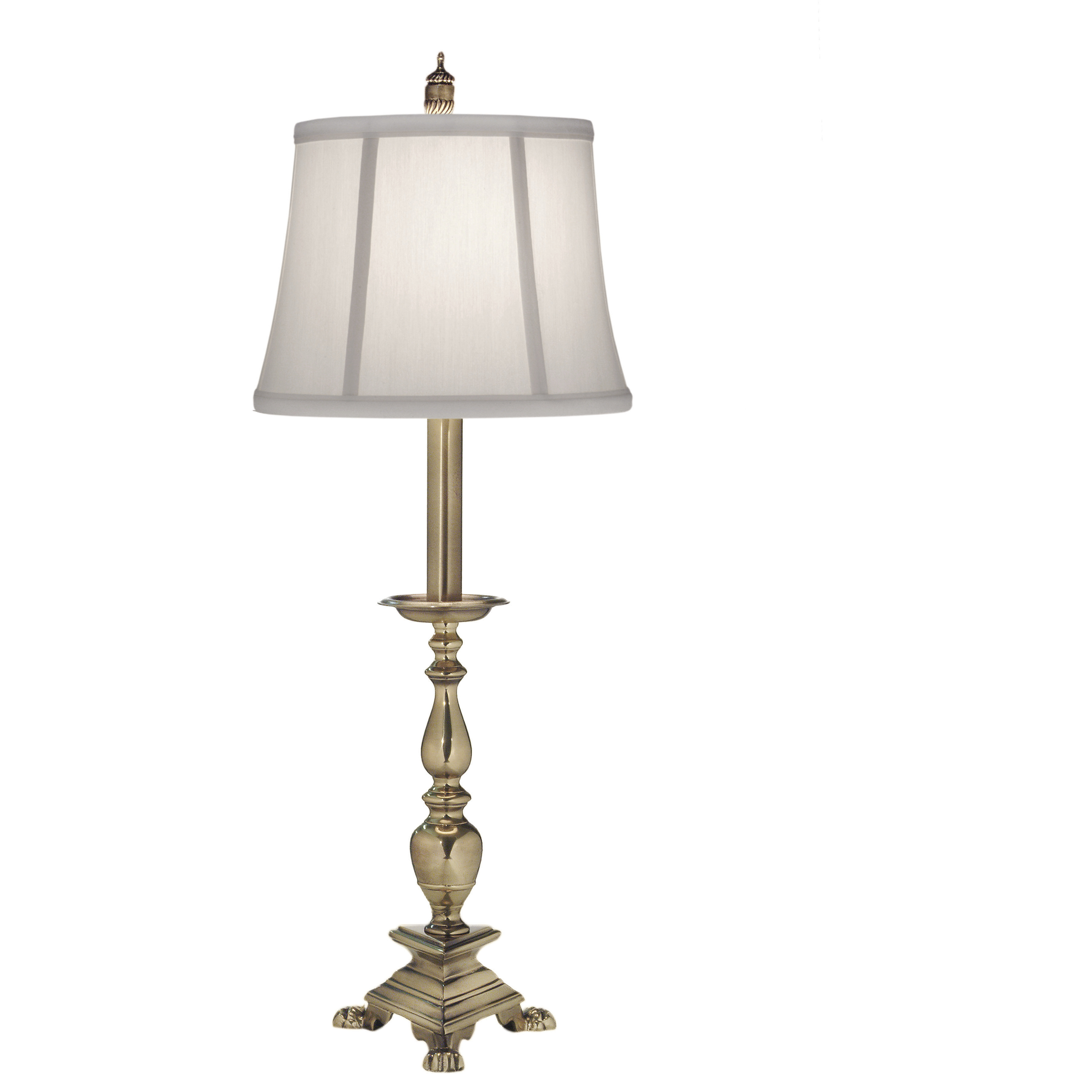 Ellie 28 inch 75 watt Burnished Brass Buffet Lamp Portable Light