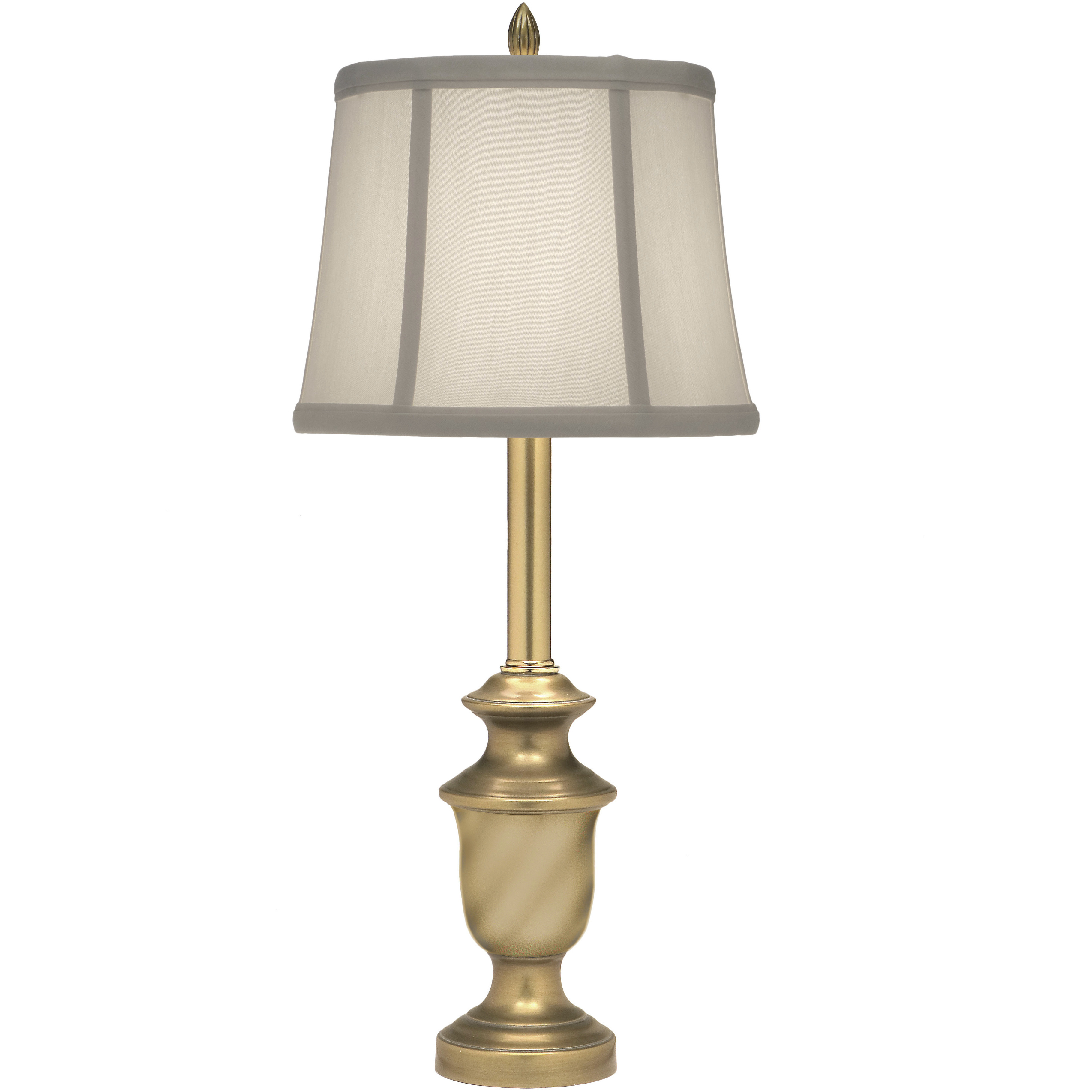 Ellie 25 inch Artisan Brass Buffet Lamp Portable Light