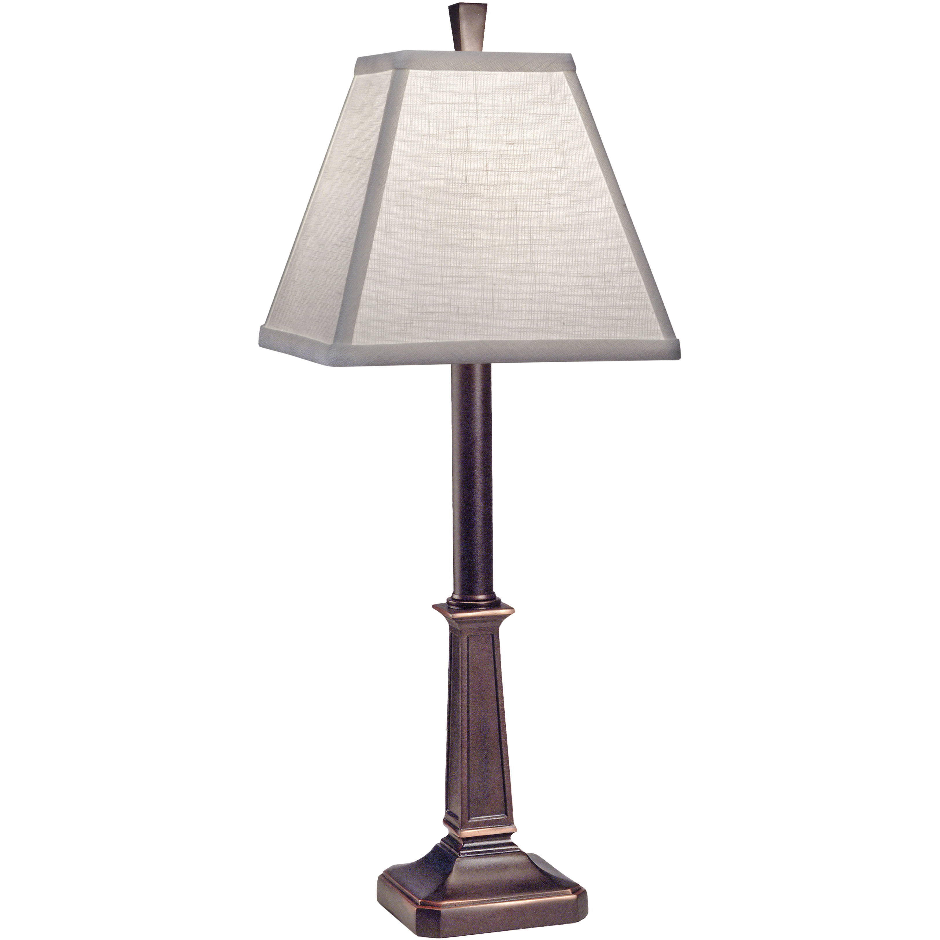 Ellie 22 inch 75 watt Oxidized Bronze Buffet Lamp Portable Light, Square