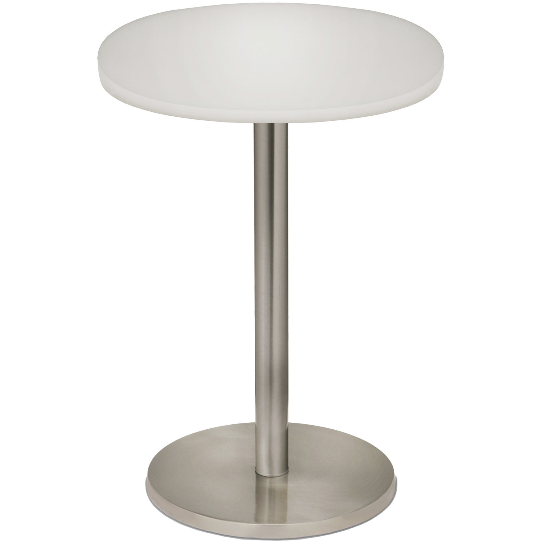 Birch 24 X 18 inch Matte Black Powder Coated Accent Table 