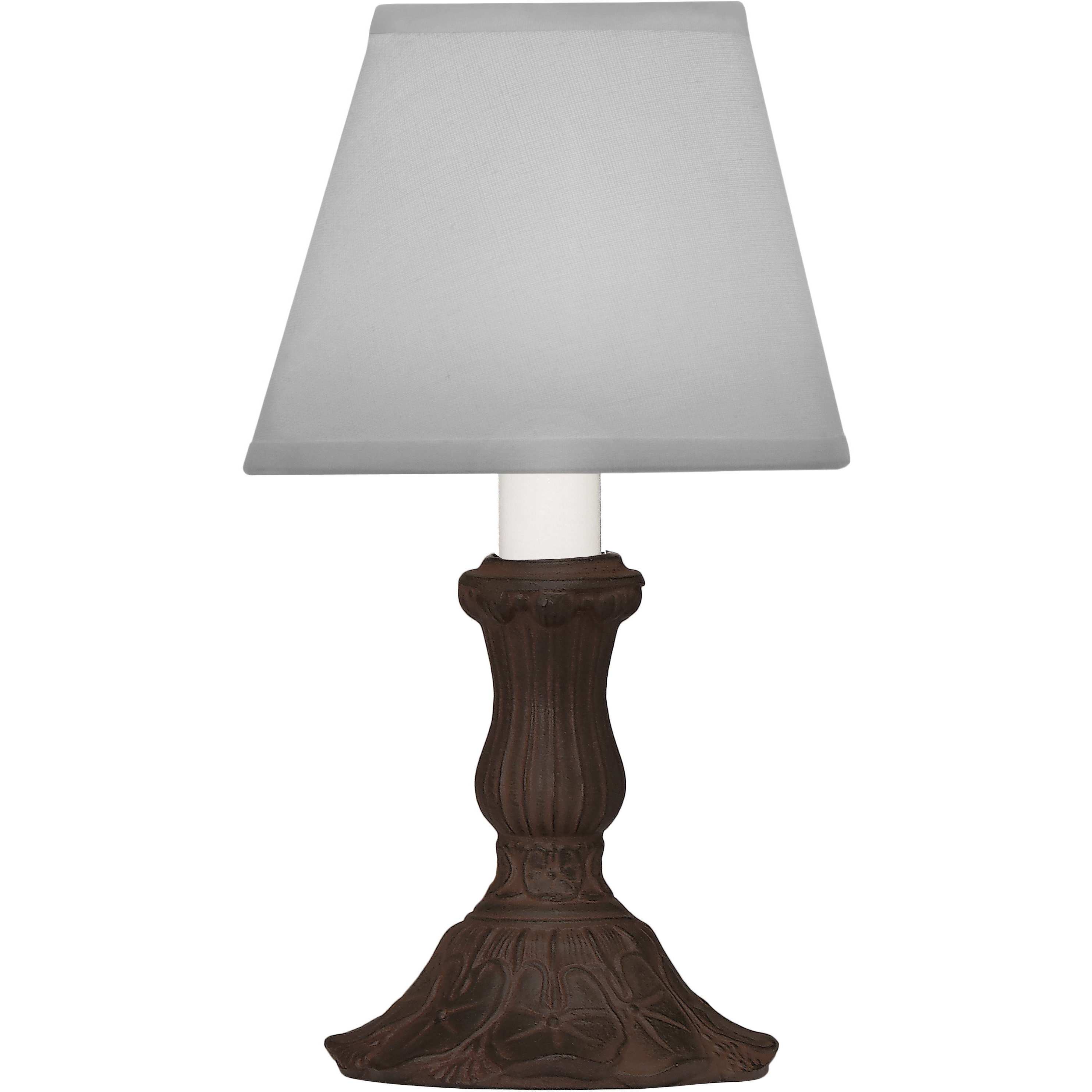 Ellie 9.5 inch Rust Candle Lamp Portable Light
