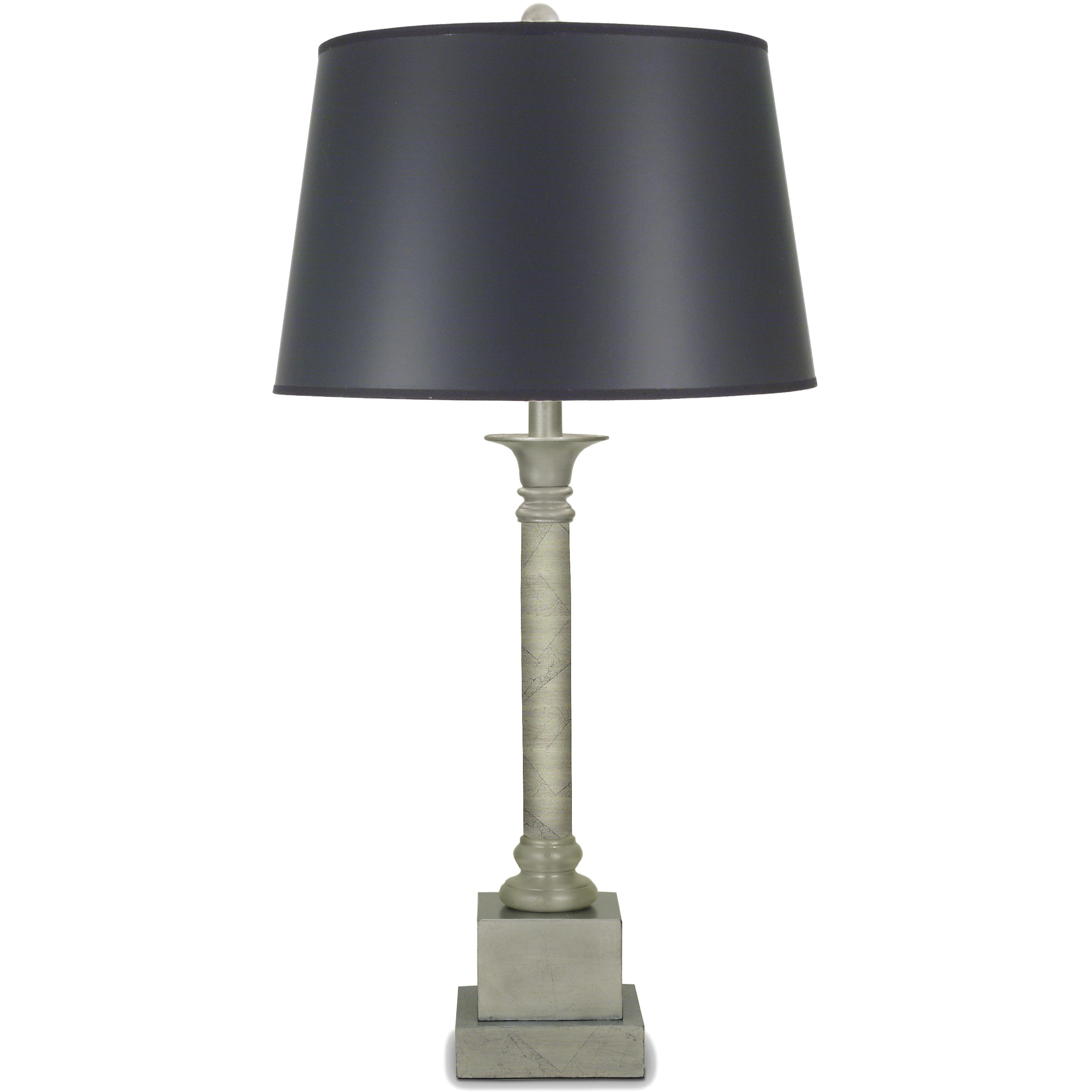 Ellie 31 inch 150 watt Silver Leaf Table Lamp Portable Light
