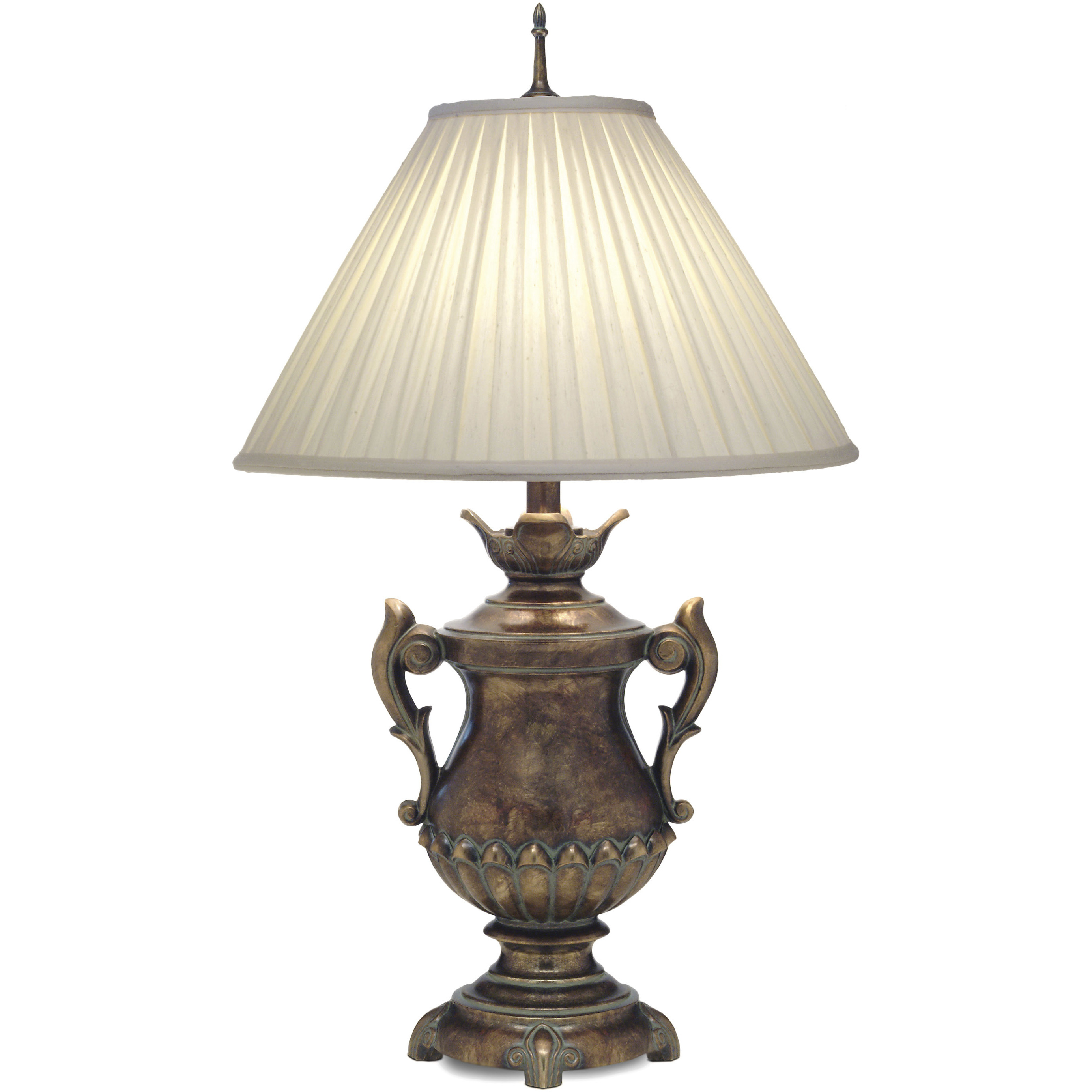 Ellie 31 inch 150 watt Tortoise Shell Table Lamp Portable Light