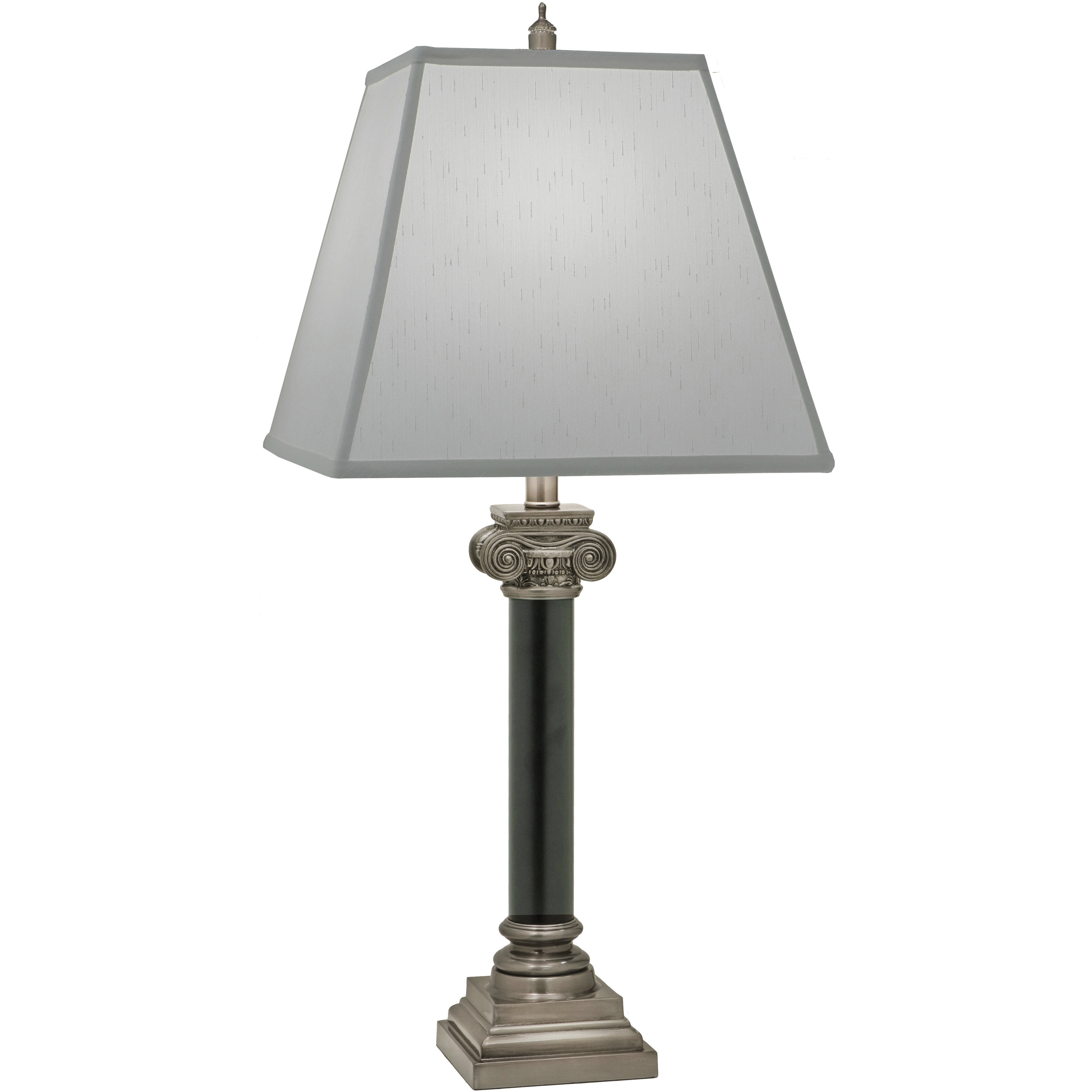 Ellie 31 inch Antique Nickel Table Lamp Portable Light in Antique Nickel and Matte Black