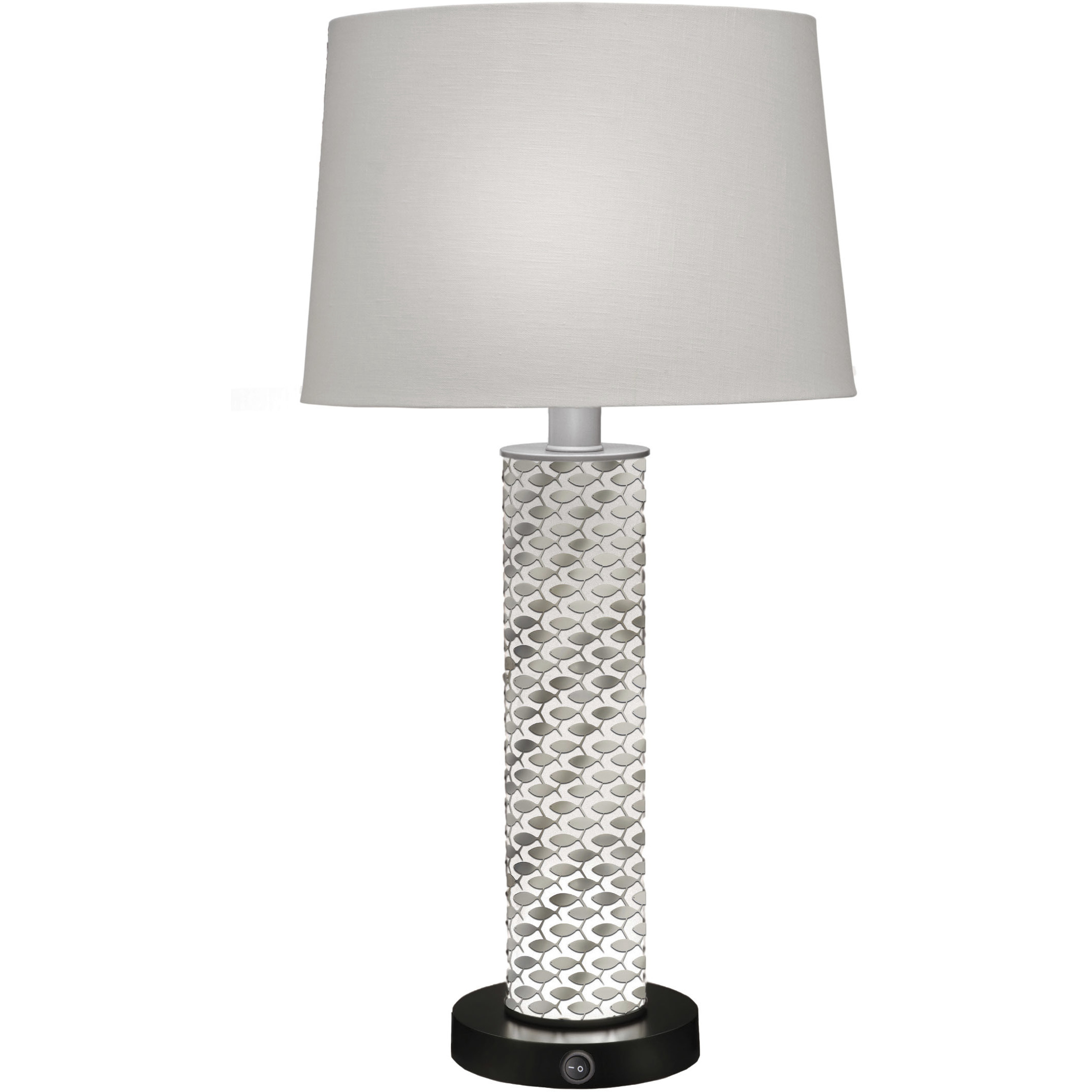 Ellie 29 inch 150 watt Silver Table Lamp Portable Light