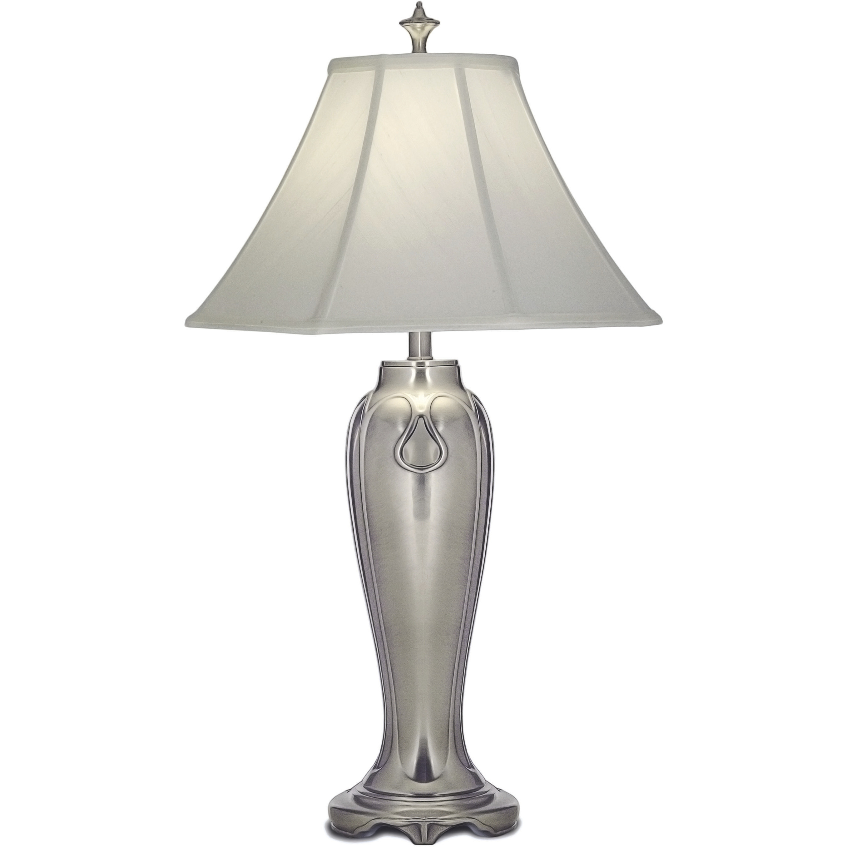 Ellie 33 inch 150 watt Antique Nickel Table Lamp Portable Light