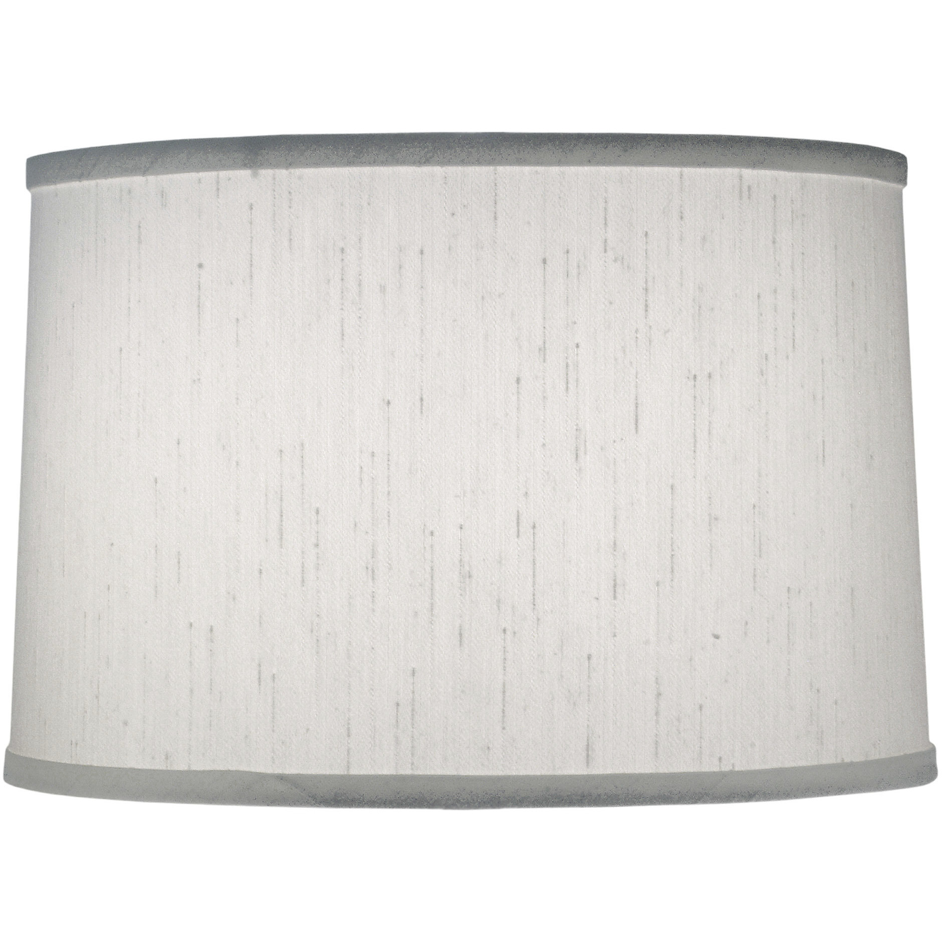 Ellie Global White 15 inch Lampshade, Drum