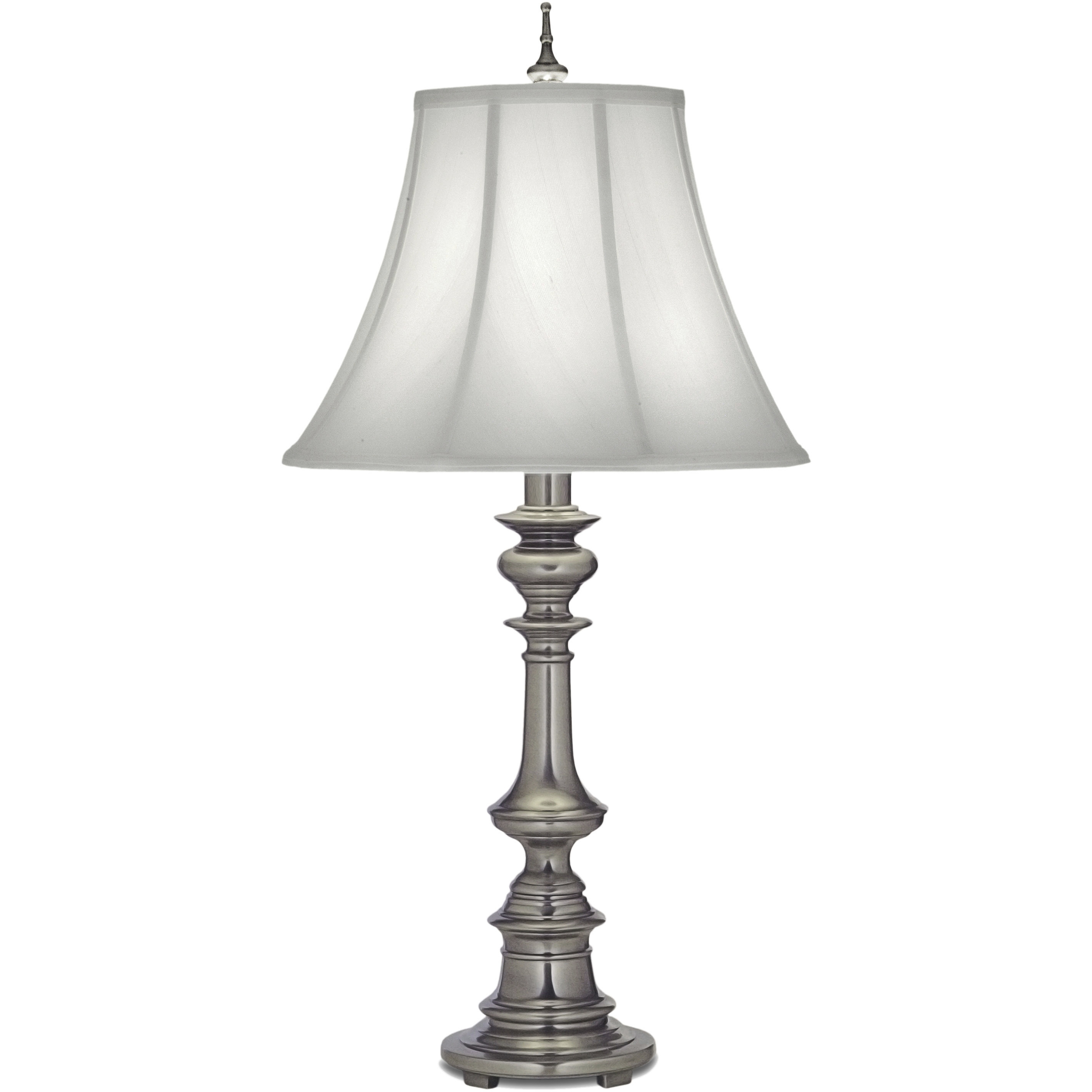 Ellie 33 inch 150 watt Antique Nickel Table Lamp Portable Light
