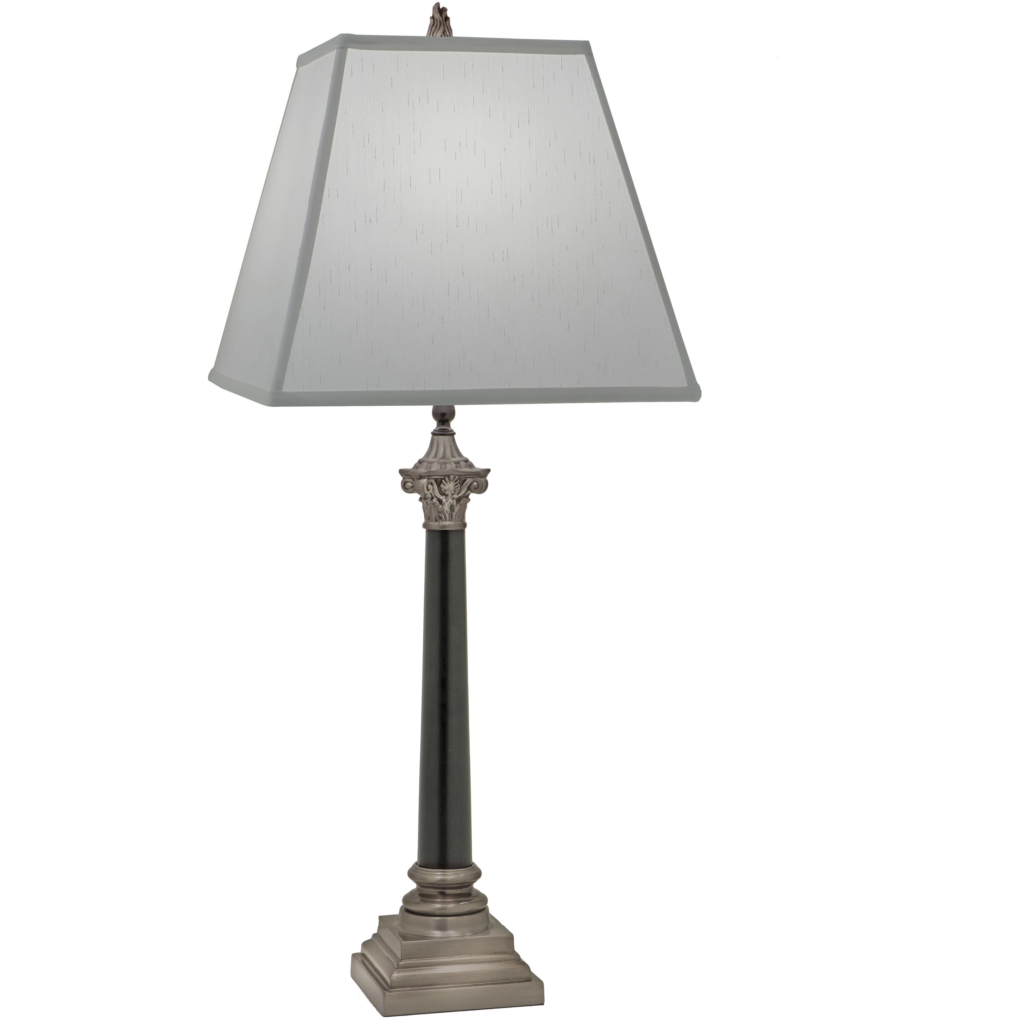 Ellie 33 inch 100 watt Antique Nickel Table Lamp Portable Light in Antique Nickel and Matte Black
